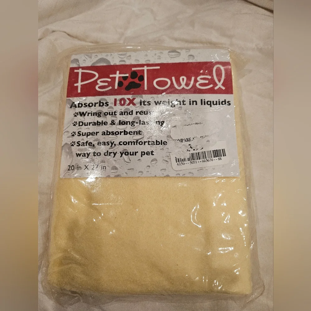 Pet Towels and Bath Sponge Set for Dogs -